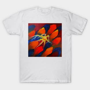 Oil Painting - Upstream, Abstract 2008 T-Shirt